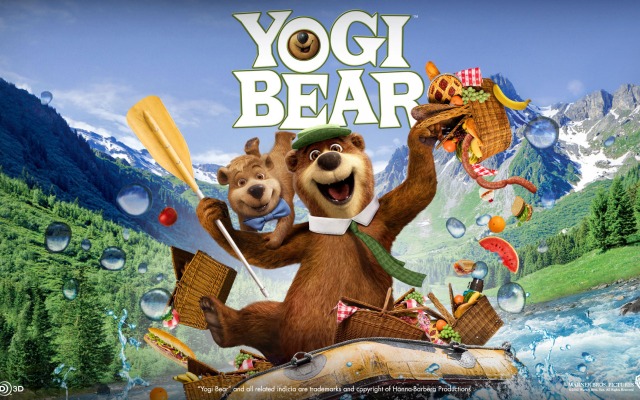 Yogi Bear. Desktop wallpaper