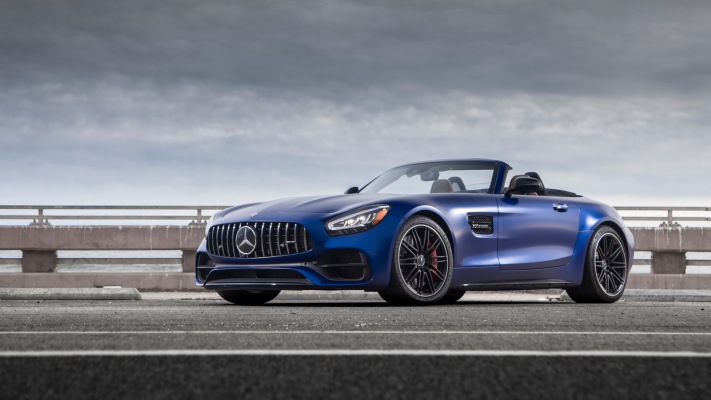 Mercedes-AMG GT C Roadster 2020. Desktop wallpaper