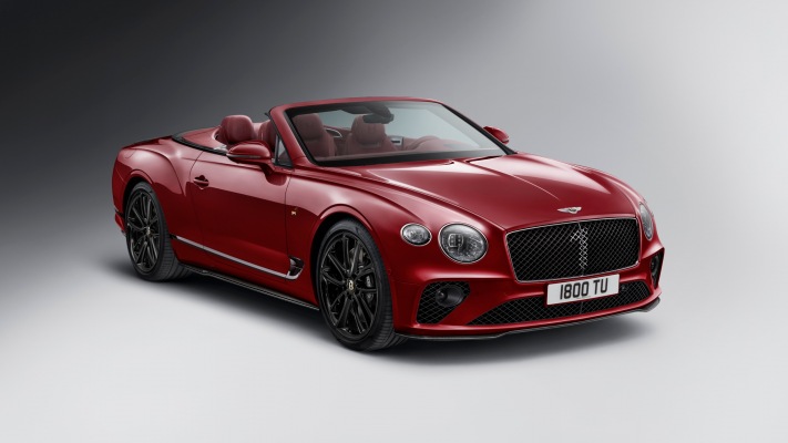 Bentley Continental GT Convertible Number 1 2019. Desktop wallpaper