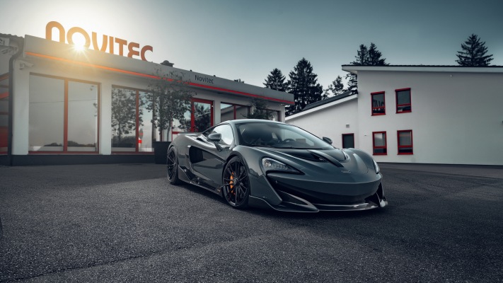 McLaren 600LT Novitec 2019. Desktop wallpaper