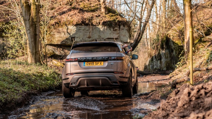 Land Rover Range Rover Evoque D240 SE R-Dynamic 2019. Desktop wallpaper