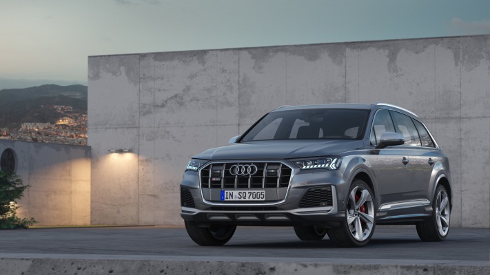 Audi SQ7 TDI 2019. Desktop wallpaper