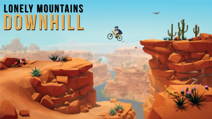 Lonely Mountains: Downhill. Desktop wallpaper