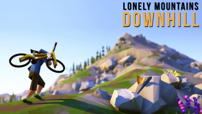 Lonely Mountains: Downhill. Desktop wallpaper