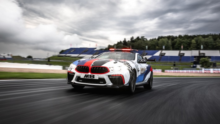 BMW M8 MotoGP Safety Car 2019. Desktop wallpaper