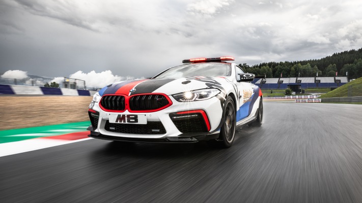 BMW M8 MotoGP Safety Car 2019. Desktop wallpaper