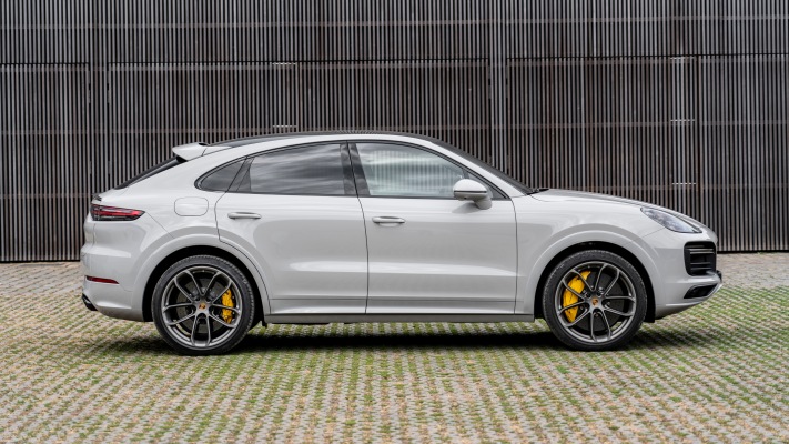 Porsche Cayenne Turbo S E-Hybrid Coupe 2020. Desktop wallpaper