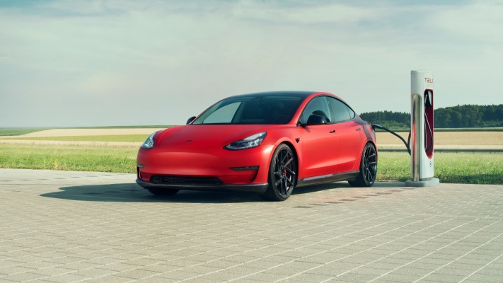 Tesla Model 3 Novitec 2019. Desktop wallpaper