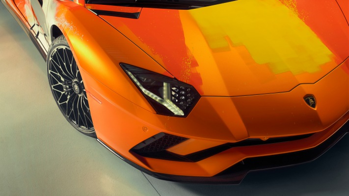 Lamborghini Aventador S Skyler Grey 2019. Desktop wallpaper