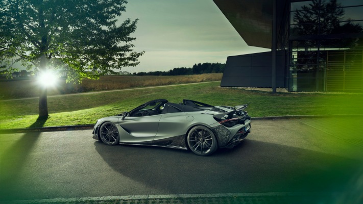 McLaren 720S Spider Novitec 2019. Desktop wallpaper