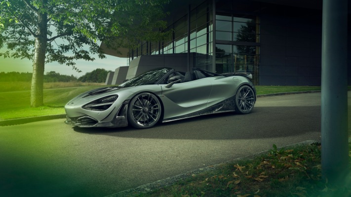 McLaren 720S Spider Novitec 2019. Desktop wallpaper