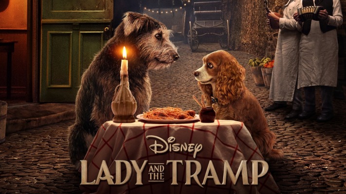 Lady and the Tramp. Desktop wallpaper