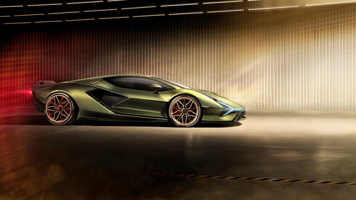 Lamborghini Sian 2020. Desktop wallpaper