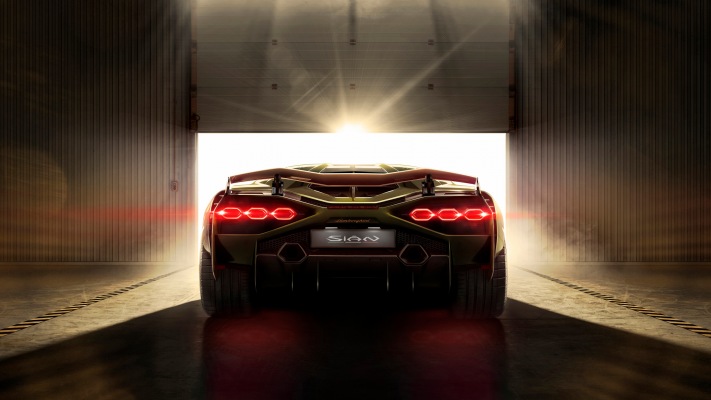 Lamborghini Sian 2020. Desktop wallpaper