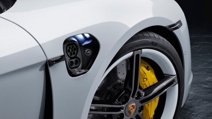 Porsche Taycan Turbo S 2020. Desktop wallpaper