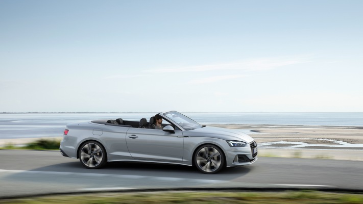 Audi A5 Cabriolet 2020. Desktop wallpaper