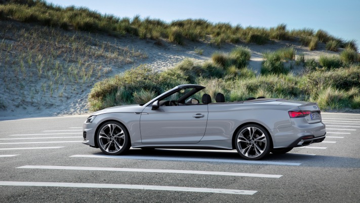 Audi A5 Cabriolet 2020. Desktop wallpaper