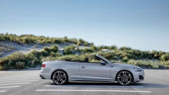 Audi A5 Cabriolet 2020. Desktop wallpaper