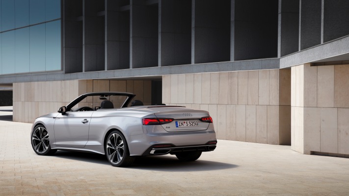 Audi A5 Cabriolet 2020. Desktop wallpaper