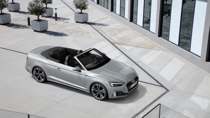 Audi A5 Cabriolet 2020. Desktop wallpaper