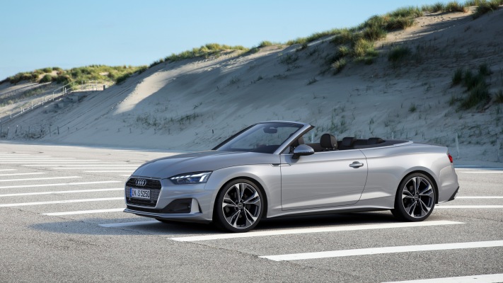 Audi A5 Cabriolet 2020. Desktop wallpaper