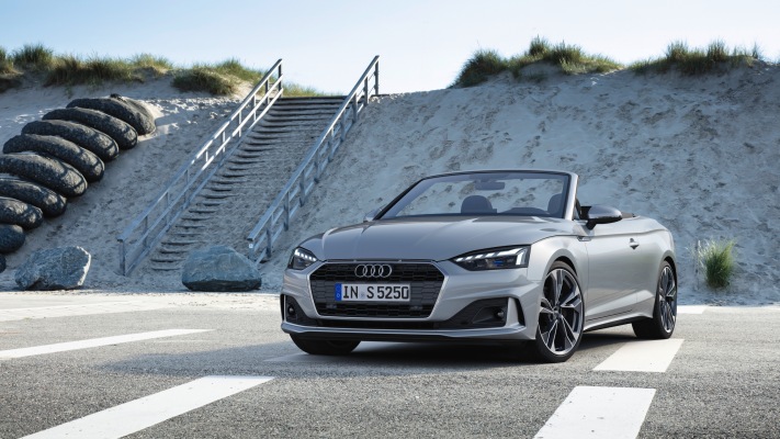 Audi A5 Cabriolet 2020. Desktop wallpaper