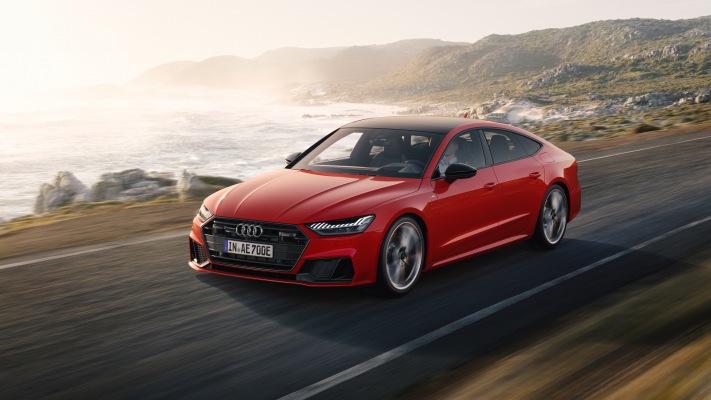 Audi A7 Sportback 55 TFSI e quattro 2020. Desktop wallpaper