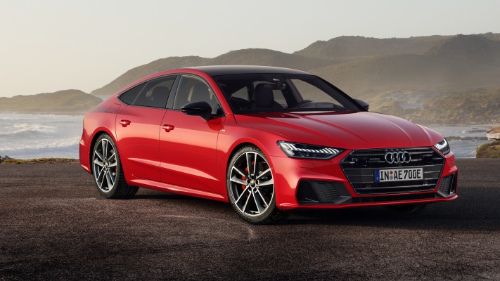 Audi A7 Sportback 55 TFSI e quattro 2020. Desktop wallpaper