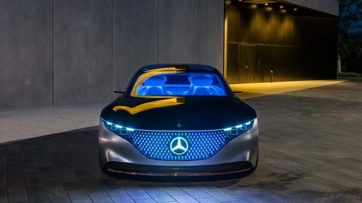 Mercedes-Benz Vision EQS 2019. Desktop wallpaper