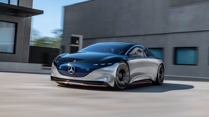 Mercedes-Benz Vision EQS 2019. Desktop wallpaper