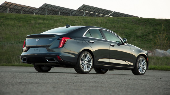 Cadillac CT4 Premium Luxury 2020. Desktop wallpaper