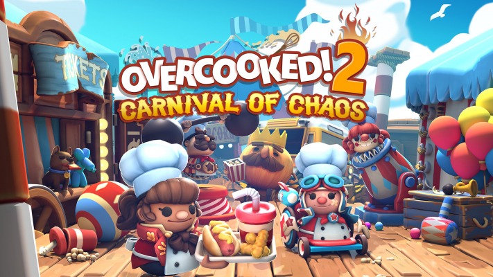 Overcooked! 2 - Carnival of Chaos. Desktop wallpaper