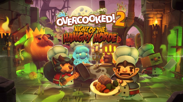 Overcooked! 2 - Night of the Hangry Horde. Desktop wallpaper