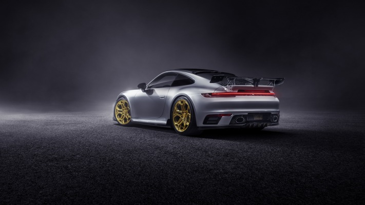 Porsche 911 Carrera TechArt 2019. Desktop wallpaper