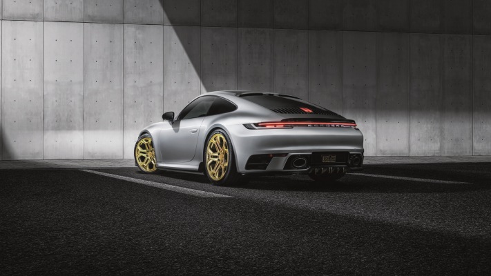 Porsche 911 Carrera TechArt 2019. Desktop wallpaper