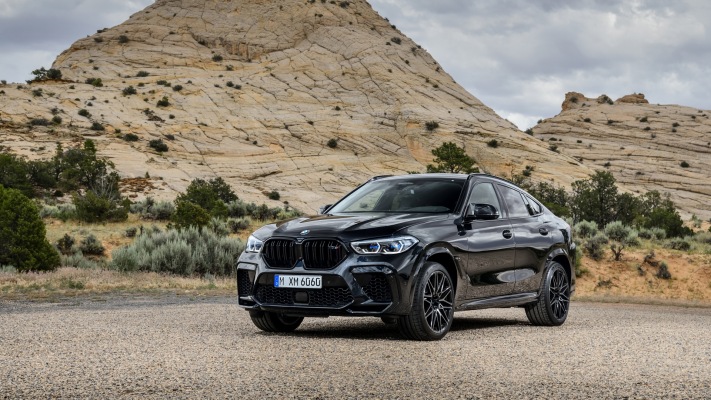 BMW X6 M Competition 2020. Desktop wallpaper