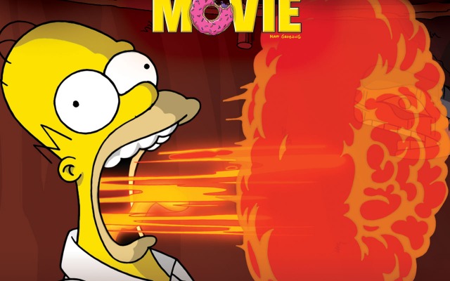 Simpsons Movie, The. Desktop wallpaper