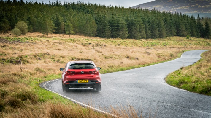 Mazda 3 SkyActiv-G Sport Lux UK Version 2020. Desktop wallpaper