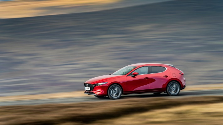 Mazda 3 SkyActiv-G Sport Lux UK Version 2020. Desktop wallpaper