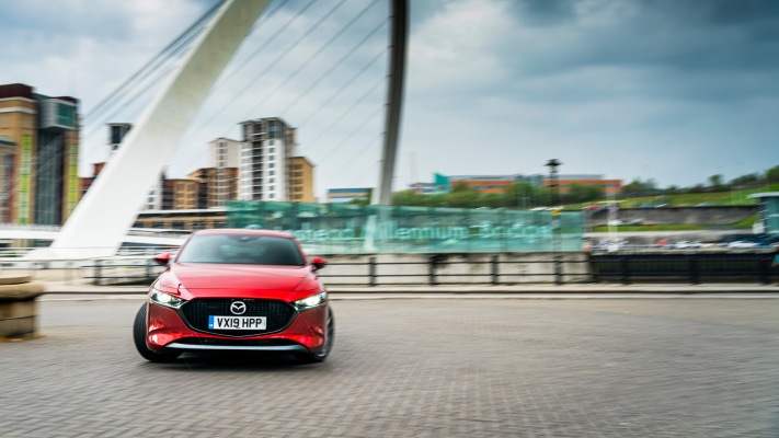 Mazda 3 SkyActiv-G Sport Lux UK Version 2020. Desktop wallpaper