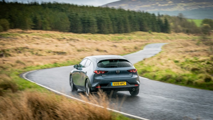 Mazda 3 SkyActiv-G GT Sport UK Version 2020. Desktop wallpaper