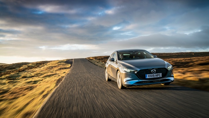 Mazda 3 SkyActiv-G GT Sport UK Version 2020. Desktop wallpaper