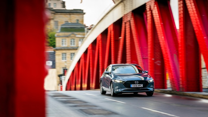 Mazda 3 SkyActiv-G GT Sport UK Version 2020. Desktop wallpaper