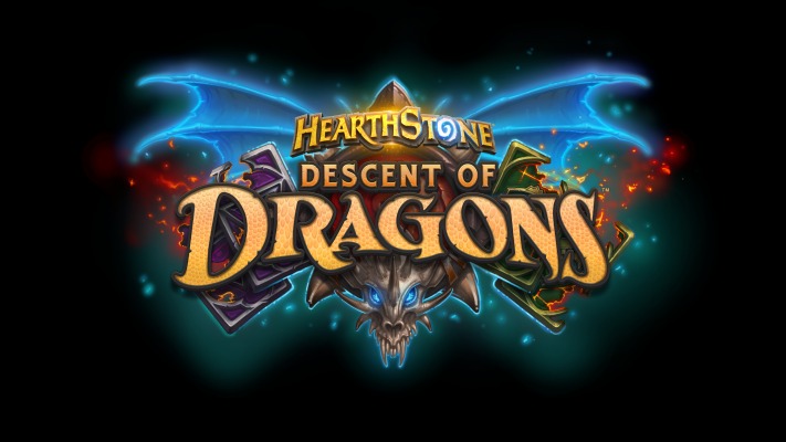 Hearthstone: Descent of Dragons. Desktop wallpaper