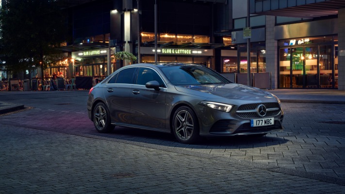 Mercedes-Benz A 250 Sedan UK Version 2019. Desktop wallpaper