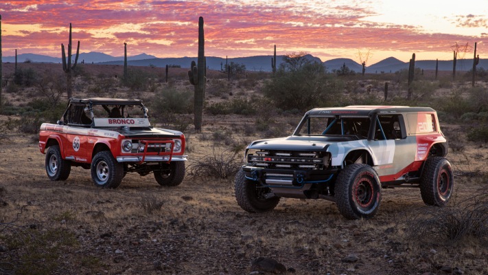 Ford Bronco R Race Prototype 2019. Desktop wallpaper