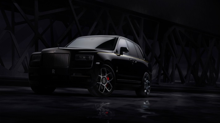 Rolls-Royce Cullinan Black Badge 2019. Desktop wallpaper