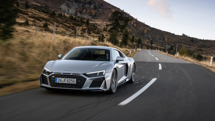 Audi R8 V10 RWD Coupe 2020. Desktop wallpaper