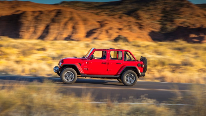 Jeep Wrangler Sahara EcoDiesel 2020. Desktop wallpaper