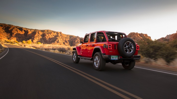Jeep Wrangler Sahara EcoDiesel 2020. Desktop wallpaper